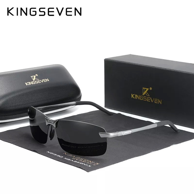 Мужские поляризационные солнцезащитные очки KINGSEVEN N7239 Gun Grey от ...