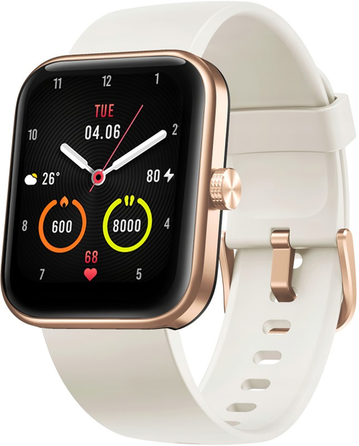 Smartwatch 70mai Maimo Watch WT2105 z dodatkowym zielonym paskiem Rose Gold (6971669781682) - obraz 2