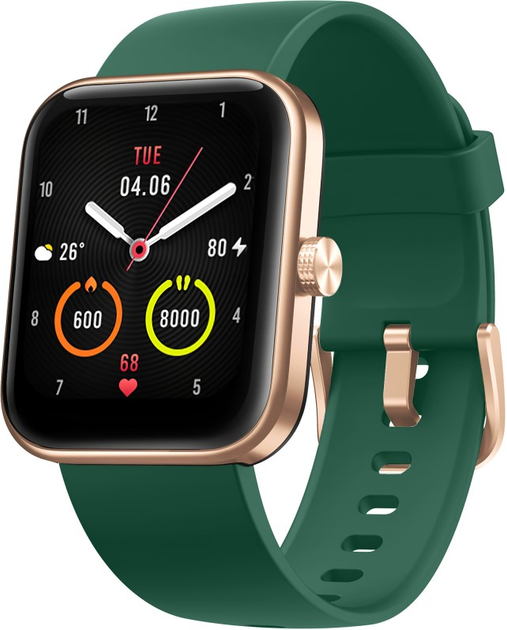 Смарт-годинник 70mai Maimo Watch WT2105 з додатковим зеленим ремінцем Rose Gold (6971669781682) - зображення 3