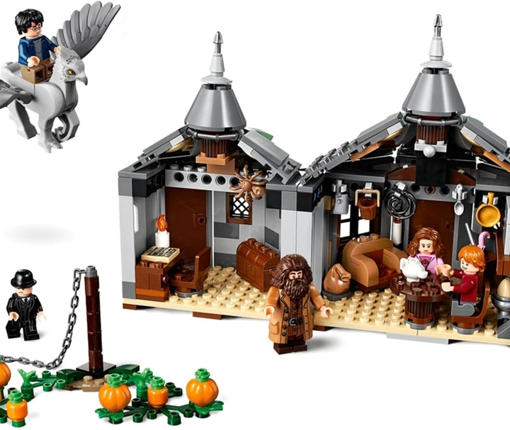 Zestaw klocków LEGO Harry Potter Chatka Hagrida: na ratunek Hardodziobowi 496 elementów (75947) - obraz 4