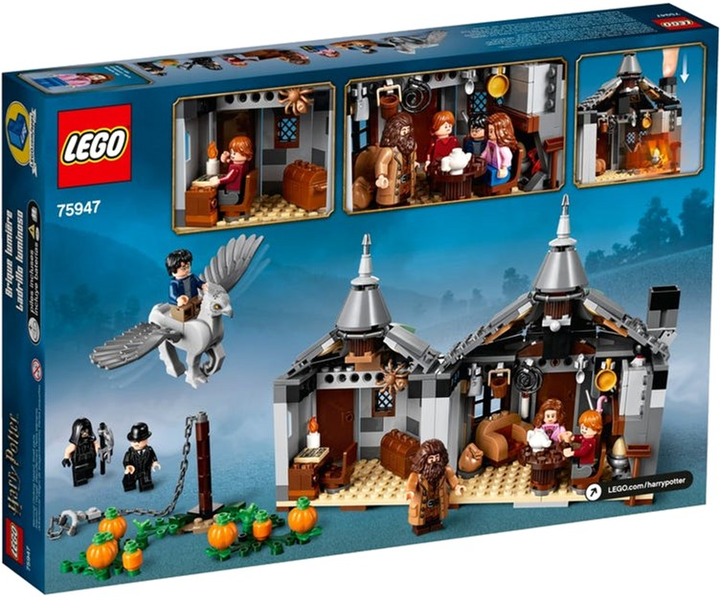 Zestaw klocków LEGO Harry Potter Chatka Hagrida: na ratunek Hardodziobowi 496 elementów (75947) - obraz 5
