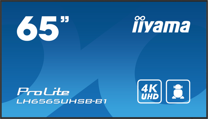 Monitor 64.5" iiyama ProLite LH6565UHSB-B1 - obraz 1