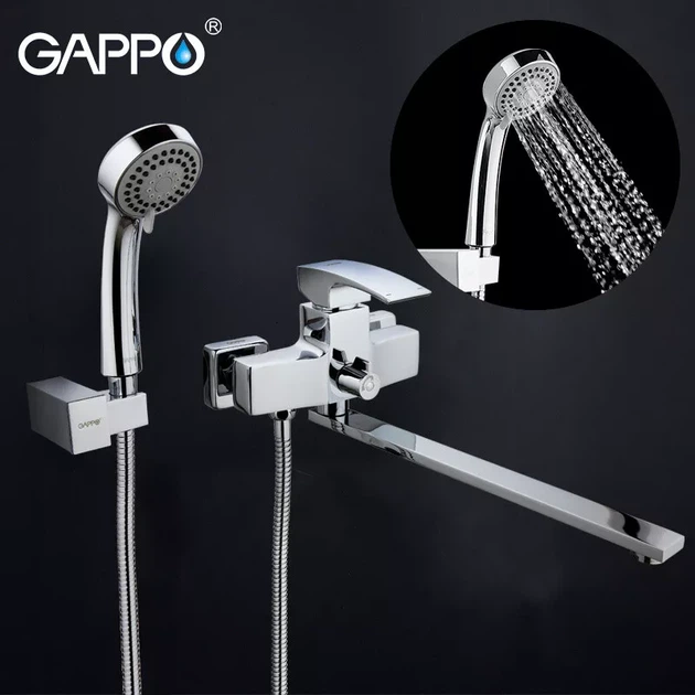 Змішувач для ванни GAPPO G2207 - Фото 2 Змішувач для ванни GAPPO G2207 - зображення 2
