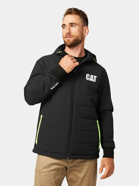 クロネコ Куртка демисезонная с капюшоном мужская Caterpillar (CAT