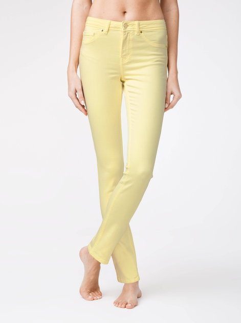 Акція на Джинси Skinny жіночі Conte Collant CON-38Y 170-90 Pastel Yellow від Rozetka