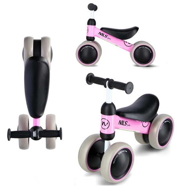 Біговел Nils Fun RB002 Рожевий (5907695555349) - зображення 6
