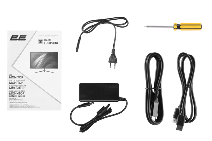 Монітор 2E GAMING 23.8" G2423B HDMI, DP, USB-C, Audio, IPS, 165Hz, 1ms, FreeSync - изображение 2