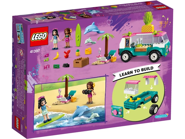 ◆う◆ Конструктор LEGO Friends 4+ Mobile Strandbar 143 деталі (41397