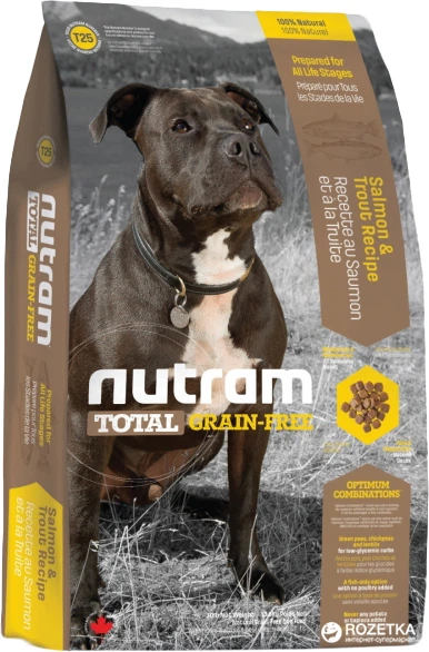 Cухой корм Nutram T25 Turkey Salmon Trout Dog Food для собак со