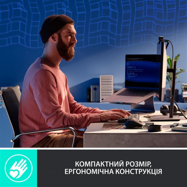 Клавіатура бездротова Logitech MX Mechanical Mini Minimalist Graphite (920-010780) - зображення 5