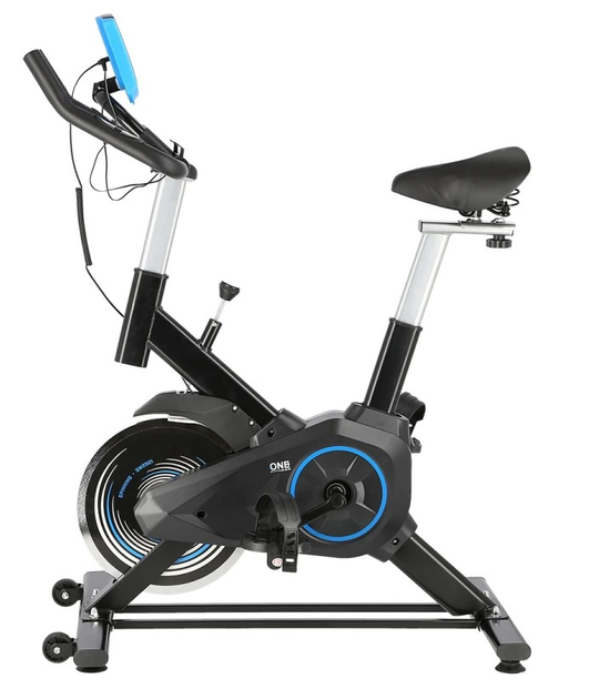 Велотренажер спінінговий One Fitness SW2501 Чорний (5907695596755) - зображення 3