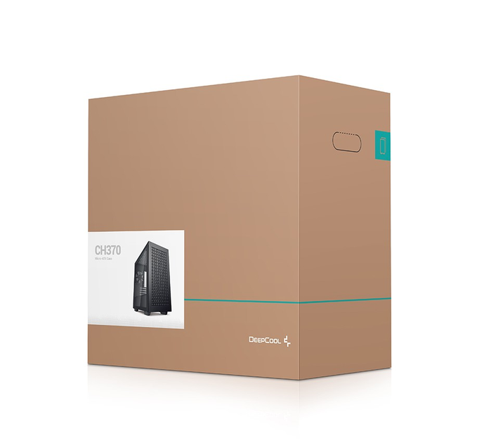 Корпус DeepCool CH370 Black (R-CH370-BKNAM1-G-1) без БЖ - зображення 12