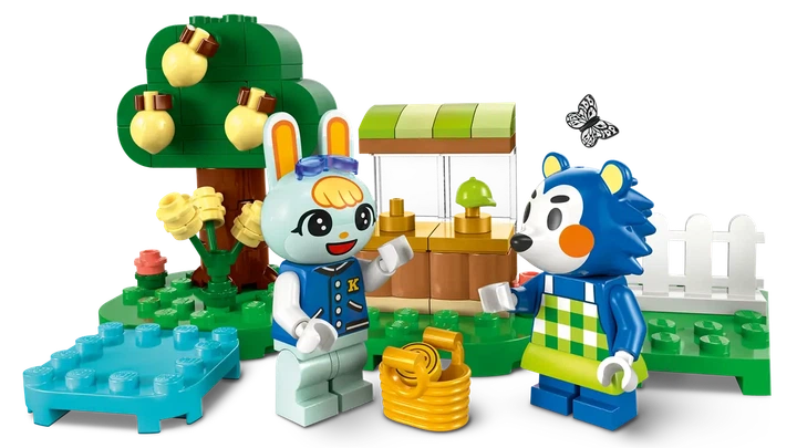 Конструктор LEGO Animal Crossing Способные сестры и магазин одежды 322 детали (77055) - изображение 4