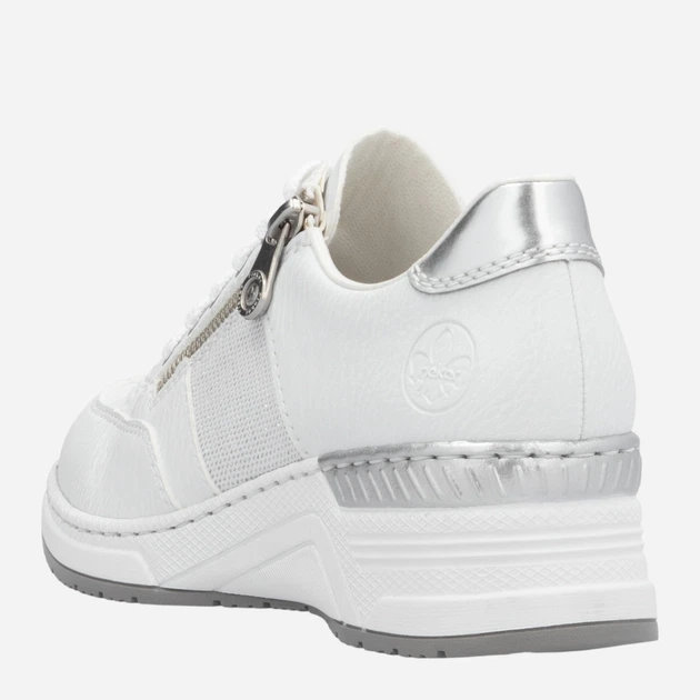 Жіночі снікери RIEKER N4322-80 37 (4UK) 24.5 см Біле (4059954285441) - зображення 7