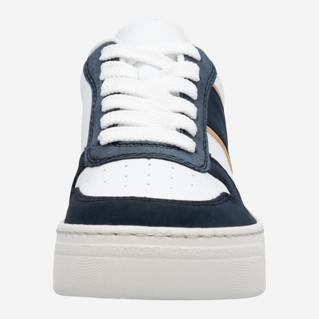 Sneakersy damskie do kostki RIEKER N6410-80 36 (3.5UK) 24 cm Białe (4061811724222) - obraz 6