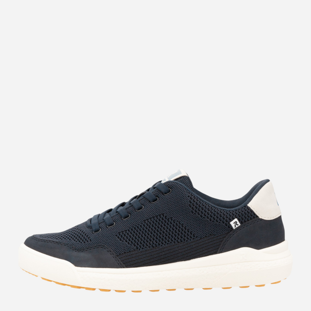 Sneakersy męskie z siatki RIEKER U1104-14 46 (11UK) 30.3 cm Ciemnogranatowe (4061811650460) - obraz 4