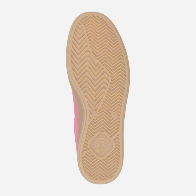 Sneakersy damskie do kostki RIEKER W2200-31 39 (6UK) 25.7 cm Różowe (4061811221578) - obraz 10