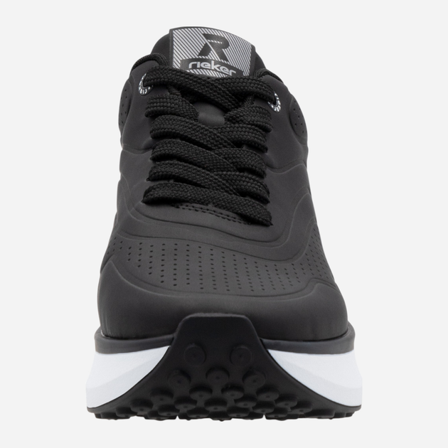 Sneakersy damskie na platformie RIEKER W2700-00 38 (5UK) 25 cm Czarne (4061811651504) - obraz 6