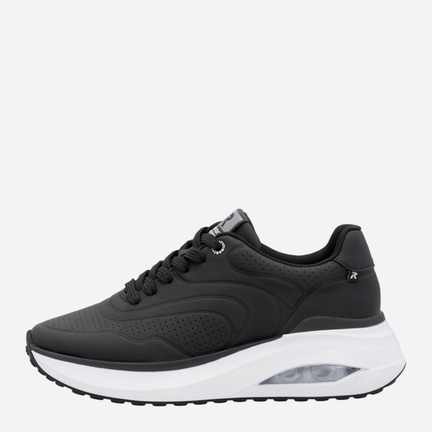 Sneakersy damskie na platformie RIEKER W2700-00 40 (6.5UK) 26.4 cm Czarne (4061811651528) - obraz 4