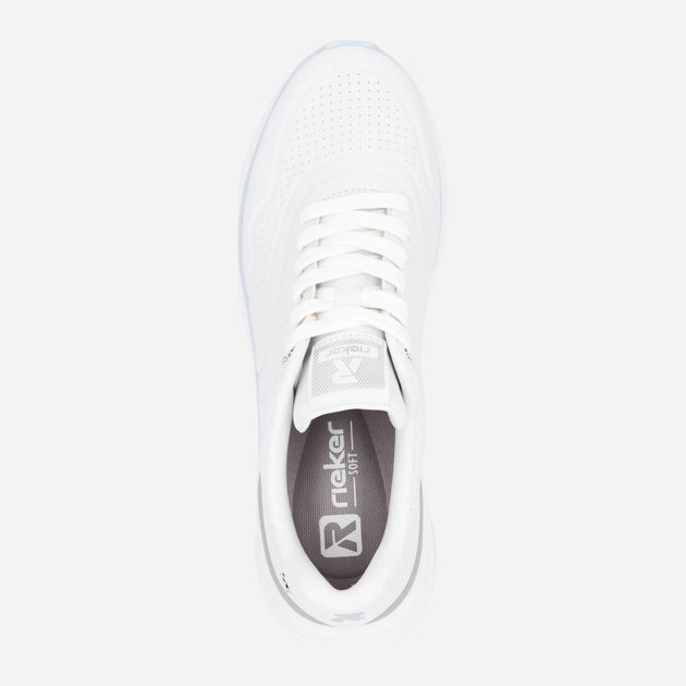 Sneakersy damskie na platformie RIEKER W2700-80 41 (7.5UK) 27 cm Białe (4061811651894) - obraz 9