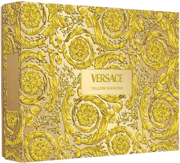 Zestaw damski Versace Yellow Diamond Woda toaletowa 50 ml + Żel pod prysznic 50 ml + Lotion do ciała 75 ml (8011003893270) - obraz 3