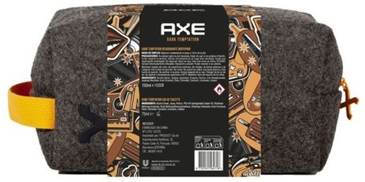 Набір для чоловіків Axe Dark Temptation Туалетна вода 100 мл + Дезодорант 150 мл (8720181584718) - зображення 2