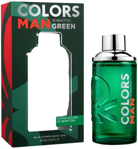 Туалетна вода для чоловіків United Colors of Benetton Man Green 200 мл (8433982011467) - зображення 1