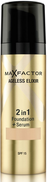 Podkład-serum do twarzy Max Factor Ageless Elixir 2 w 1 z filtrem SPF 45 Warm Almond 30 ml (5013965995248) - obraz 1