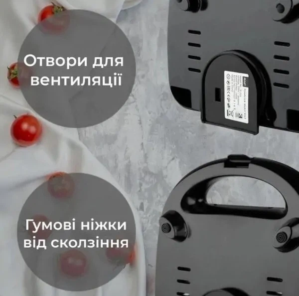 Электрогриль мультимейкер Rainberg RB-5408 4в1 орещница бутербродница бельгийская вафля гриль 2200 Вт - Фото 6 Электрогриль мультимейкер Rainberg RB-5408 4в1 орещница бутербродница бельгийская вафля гриль 2200 Вт - изображение 6