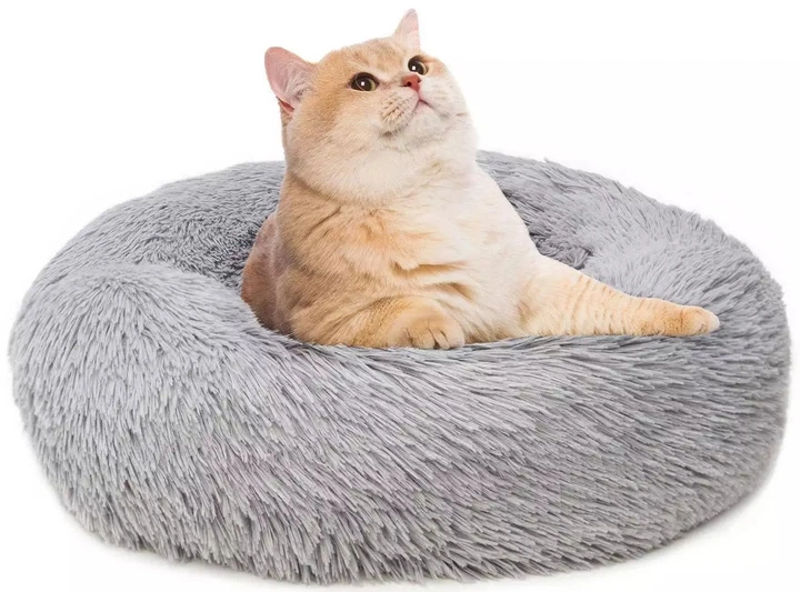 Лежак Unizoo для собак і котів плюшевий теплий M 60 см (5903857570342) - зображення 5