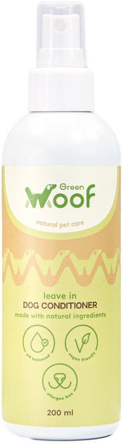 Odżywka dla psa Green Woof ekologiczna nawilżająca bez spłukiwania 200 ml (5905701755479) - obraz 1