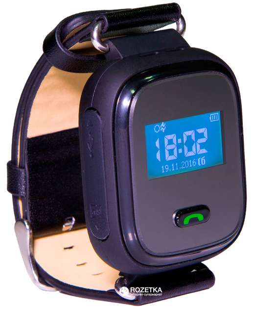Детские телефон-часы с GPS трекером GOGPS ME K10 Черные (К10ЧР) – фото ...