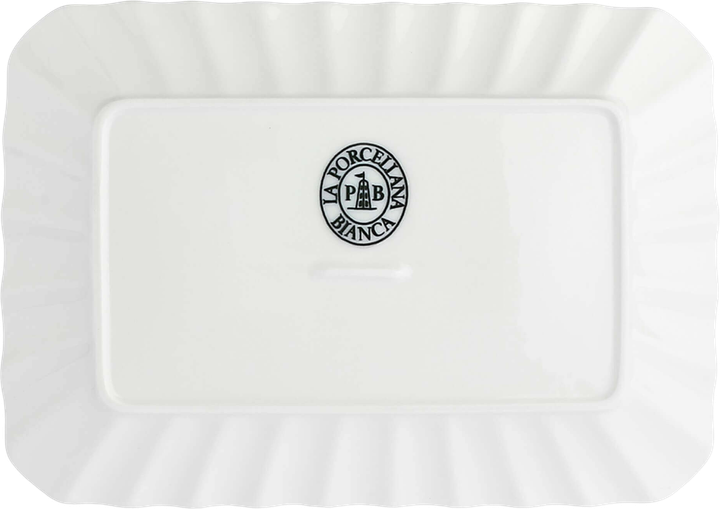 Таця La Porcellana Bianca Ducale прямокутна біла 20 x 13 см (8027549091261)  - зображення 3