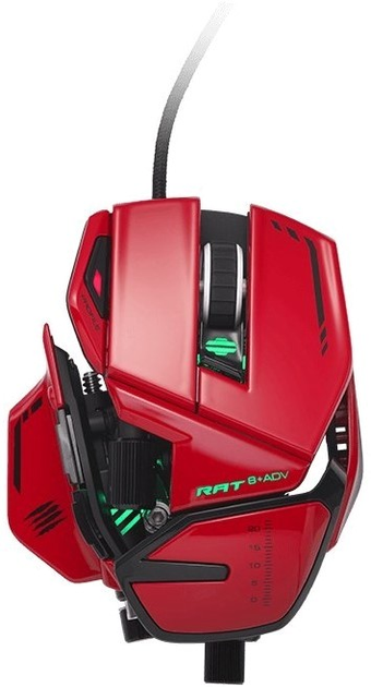 Мышь Mad Catz R.A.T. 8+ ADV USB Red (MR06DCINRD000-0) - изображение 1