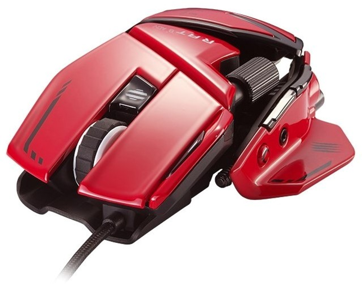 Mysz Mad Catz R.A.T. 8+ ADV USB Red (MR06DCINRD000-0) - obraz 3