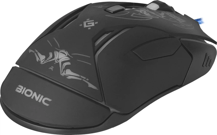 Mysz gamingowa przewodowa DEFENDER Bionic GM-250L USB Czarna (52250) - obraz 10