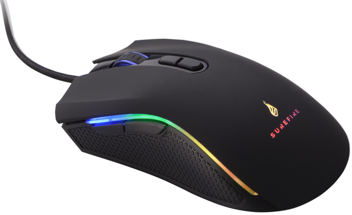 Mysz SureFire Hawk Claw 7 Button RGB USB Black (23942488156) - obraz 4