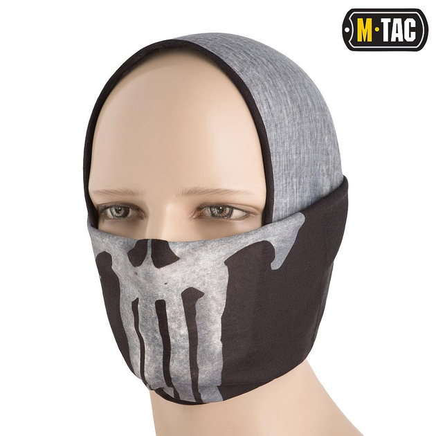 Шарф-труба тактичний M-Tac полегшенний Punisher Black - зображення 2