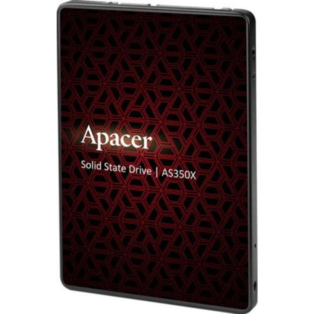 Твердотільний накопичувач SSD 256Gb, Apacer AS350X, SATA3, 2.5", 3D TLC, 560/540 МБ/с (AP256GAS350XR-1) - зображення 2