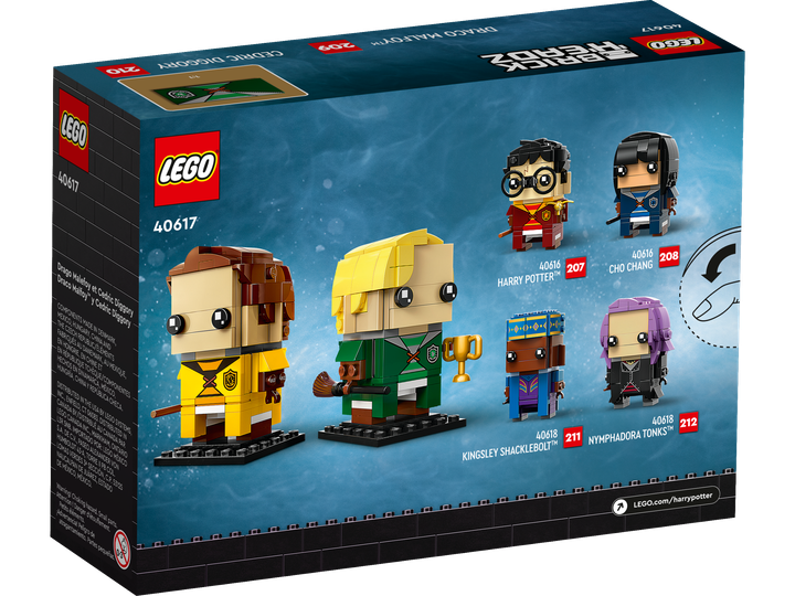 Конструктор LEGO BrickHeadz - Draco Malfoy & Cedric Diggory 262 деталі (5702017471266) - зображення 4