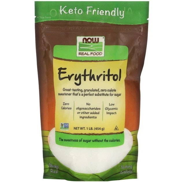 Эритритол Now Foods (Erythritol) 454 г - Фото 1 Эритритол Now Foods (Erythritol) 454 г - изображение 1