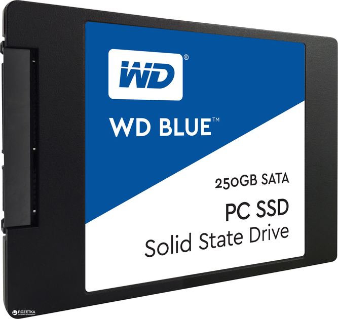 SSD диск Western Digital Blue 250GB 2.5" SATAIII TLC (WDS250G1B0A) - зображення 1