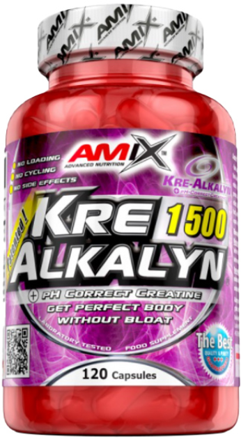 Kreatyna Amix Kre-Alkalyn 150 kapsułek (8594159531611) - obraz 1