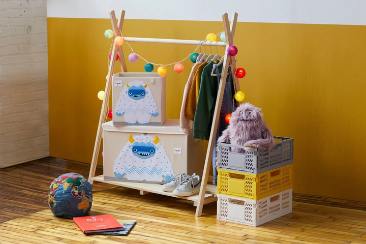 Ящик для зберігання 3 Sprouts Modern Large Yellow (0812895001754) - зображення 5