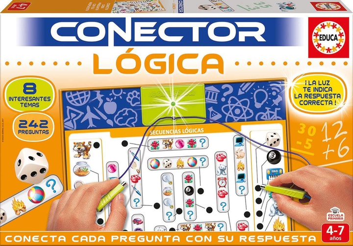 Zabawka interaktywna Educa Borras Spanish Logic Conector (8412668172012) - obraz 1