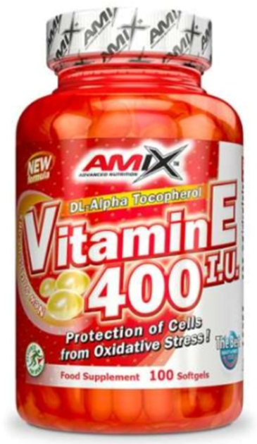 Вітаміни Amix Vitamin E 400 IU - 100 софт гель (8594159535985) - зображення 1