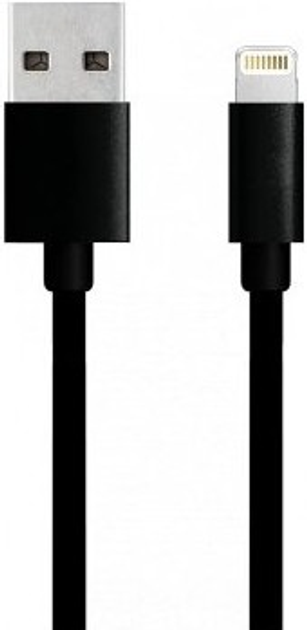 Кабель Winner Group USB Type-A - Lighting 2 м Black (8591194082474) - зображення 1