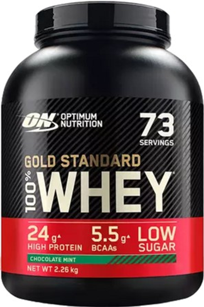 Białko Optimum Nutrition Gold Standard 100% 2.26 kg Chocolate Mint (5060469989105) - obraz 1