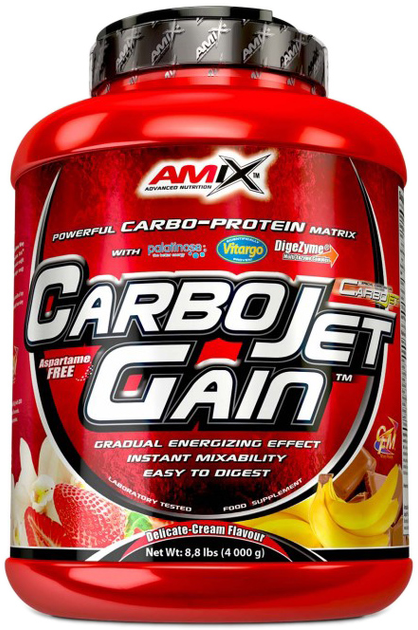 Гейнер Amix CarboJet Gain 4000 г Chocolate (8594159531437) - зображення 1