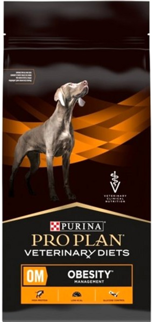 Karma sucha dla psów Purina Pro Plan Veterinary Diets Canine OM Obesity 3 kg (7613035158757) - obraz 1